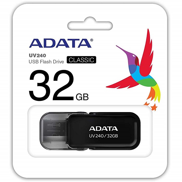 Memory Flash ADATA 32GB  UV240P Negra