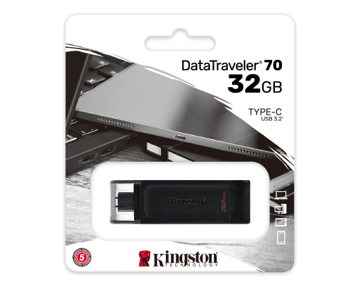 Memory Flash KINGSTON 32GB USB C Black