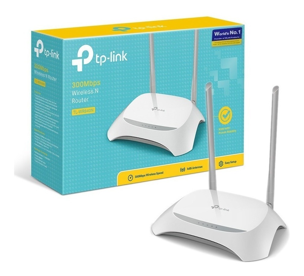 Router TP-LINK WR840N  2 antenas  WIFI 300Mbps