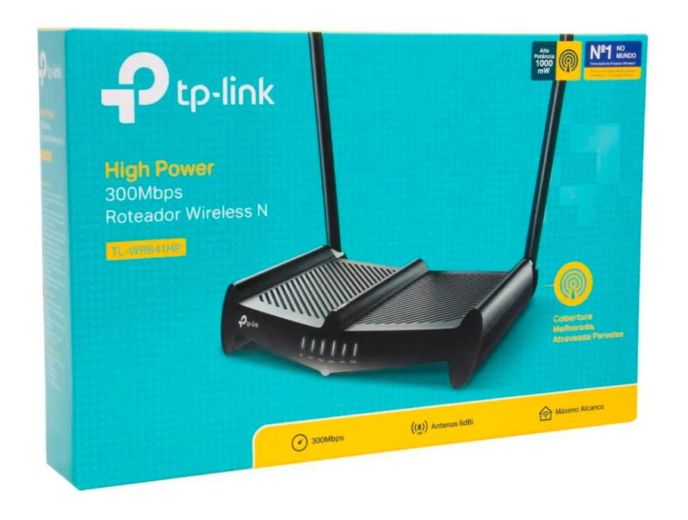 Router TP-LINK TL-WR841HP 2 antenas 300 Mbps