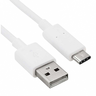 Cable USB Tipo C  1 Metro Blanco