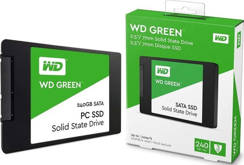Disco Solido WESTER DIGITAL Green  240GB 2.5&quot; Interno SATA 3D