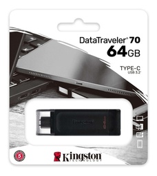 [00053245] Memory Flash KINGSTON 64GB USB C Black